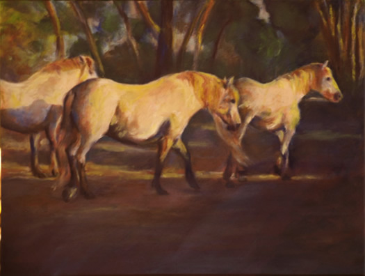 Camargue - painting by Karen Brenner