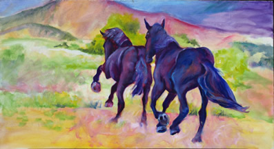 Horse painting - Claire - Beautiful Horses of Colorado