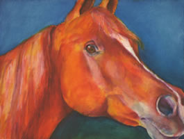 arabian horse painting