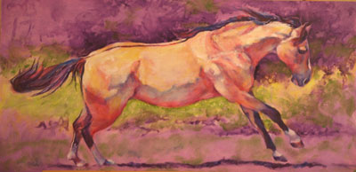 Morgan Horse Painting - Suade