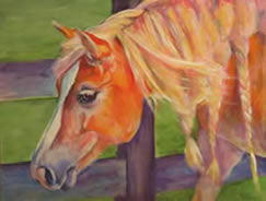 Chrissy - Haflinger Painting