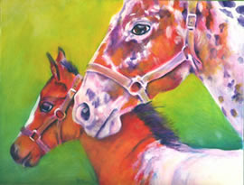 appaloosa painting