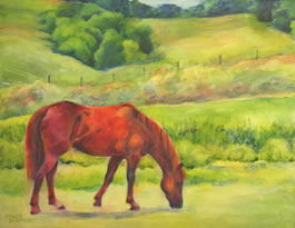 morgan horse painting